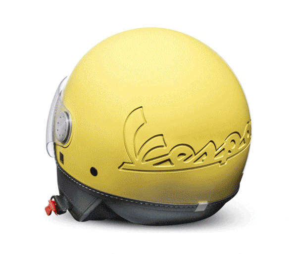 Vespa VISOR 3.0 jet helmet with visor