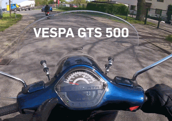 Elaborazione Vespa GTS 500