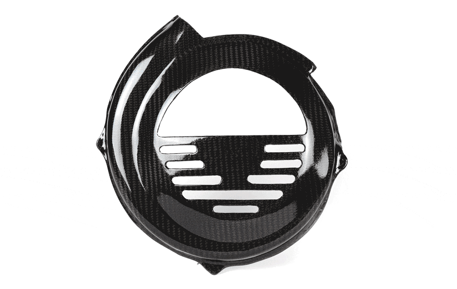 Vespa carbon fan wheel cover