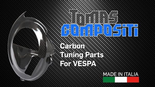 Carbon-Teile für Vespa - Echtcarbon Made in Italy von Tomas Compositi
