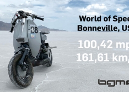 Lambretta 100 mil na godzinę Bonneville Rekord świata prędkości