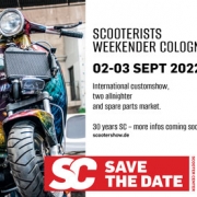 Bewaar de datum: Scooter Center Scooterists Weekender Keulen 2022