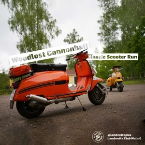 Immagine del titolo di Woodlost Cannonball Classic Scooter Run