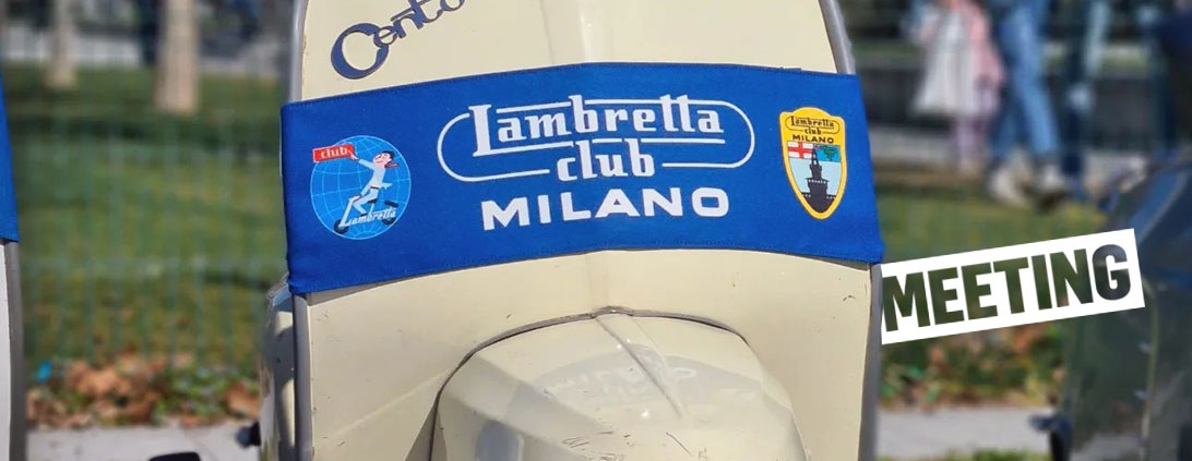 Lambretta del Lambretta Club Milano in raduno