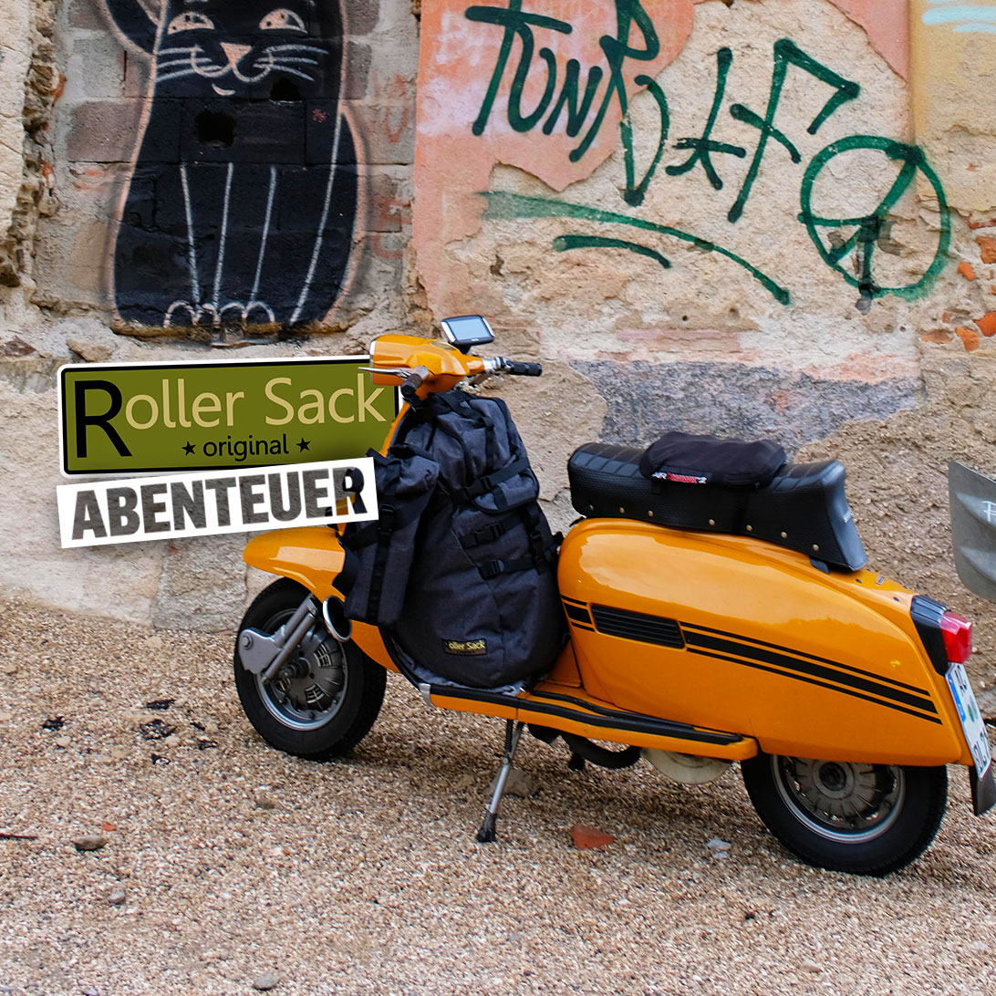 Ideen für die nächsten Touren oder der (R)ollersack *original* im Lambretta Härte- und Praxistest