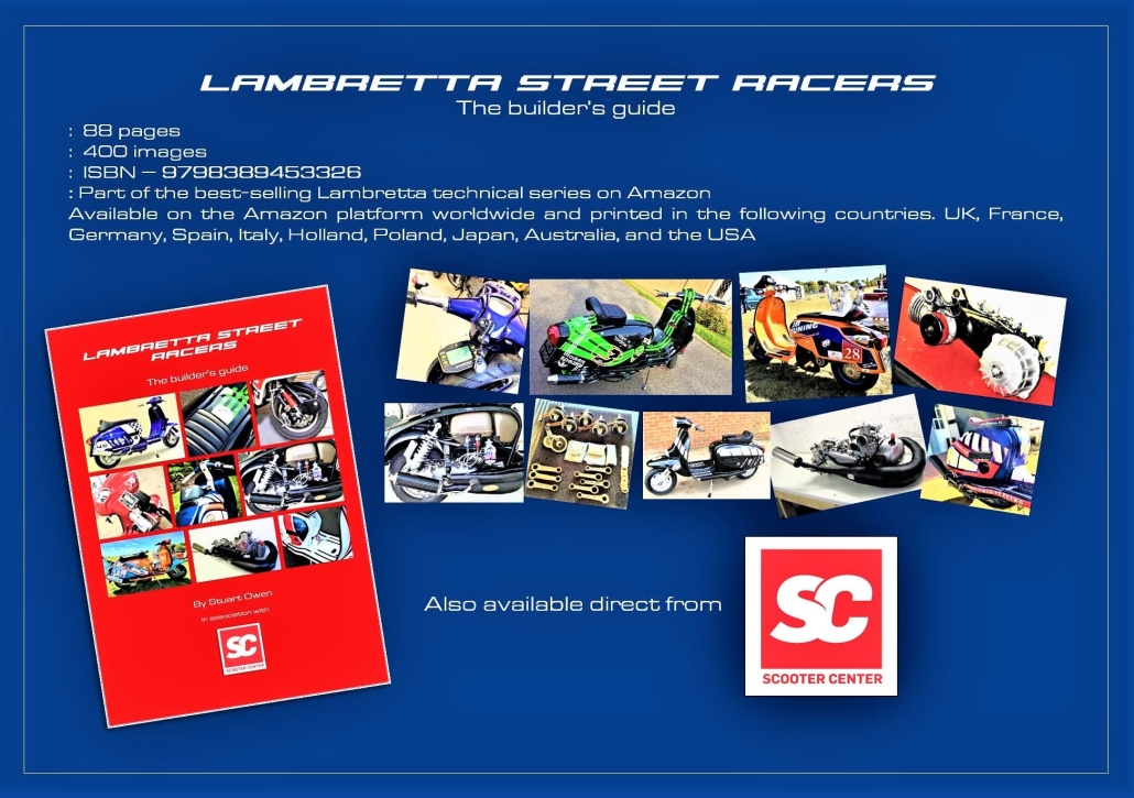 reklama ulicznych wyścigów Lambretta