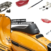 Lambretta seats, COVERS & ACCESSORIES