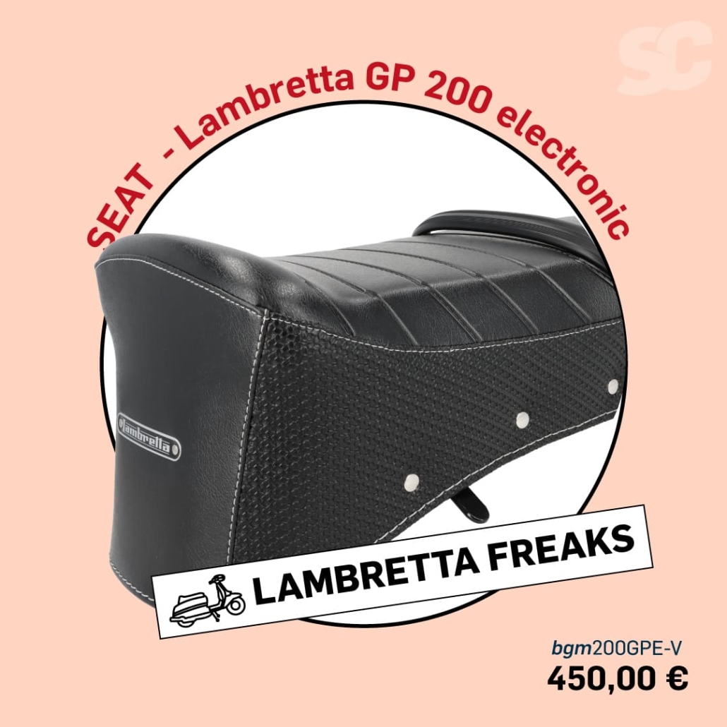 Siège bgm Lambretta GP 200 électronique