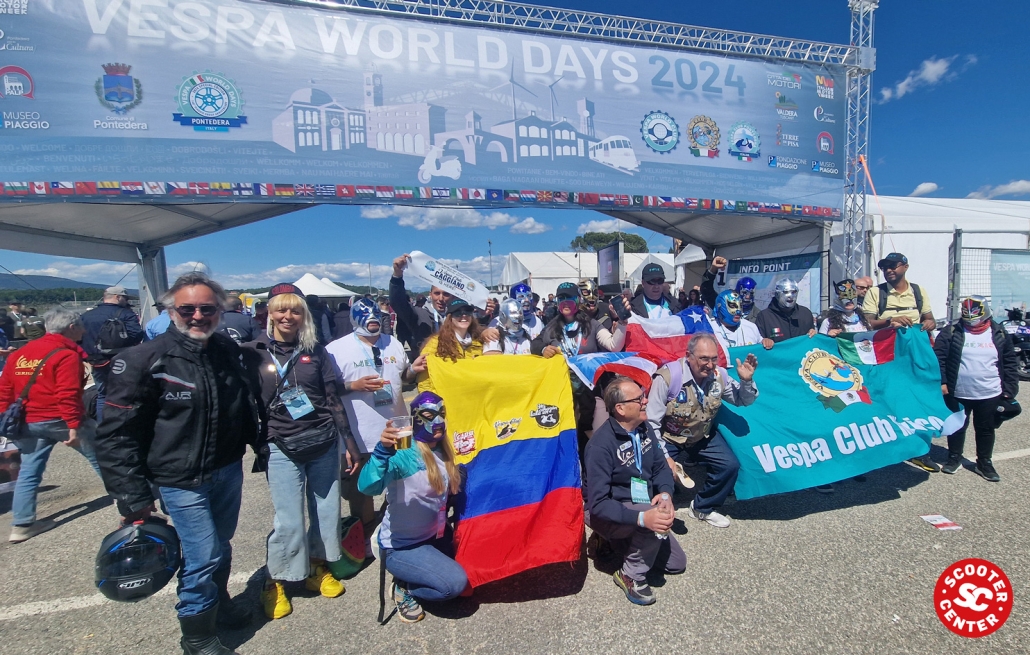 L'Amérique Latine aux Journées Mondiales de la Vespa