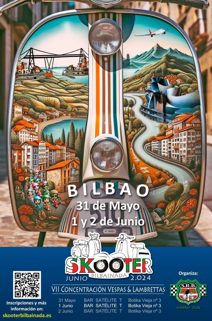 Poster Skooteros Ruteros de Bizkaia