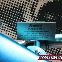 Akrapovic exhaust Piaggio MP3
