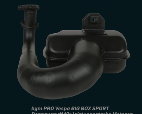 Exhaust -BGM PRO BigBox SPORT (BBS) - Vespa PX200, Rally200 Item no. BGM1011SP