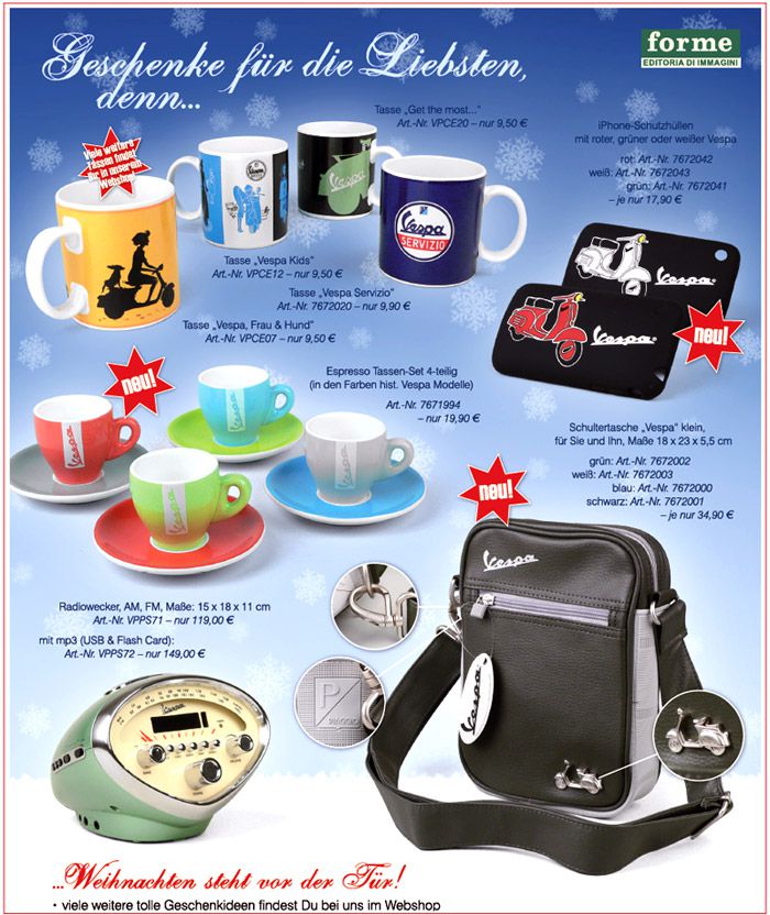 Set de tasses Espresso FORME Vespa