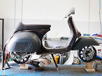 Vespa Custom Project Goed ding opnieuw geladen