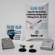 SLUK CLIP - kit fissaggio ponte Lambretta easy-fit (NO FORATURA)