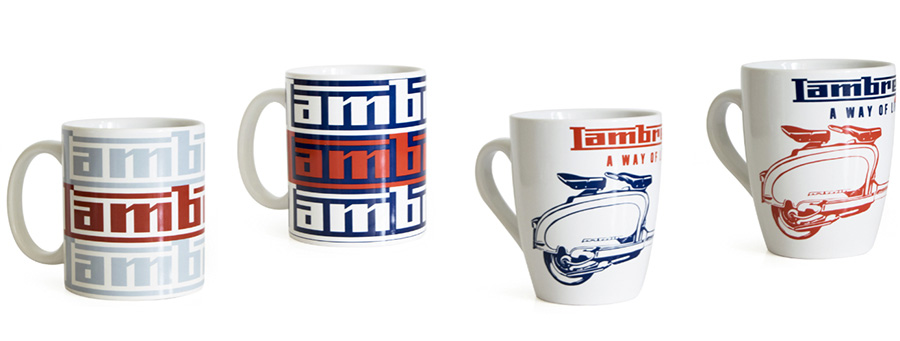 Lambretta Tasse Keramik-Tasse für Lambretta-Fahrer