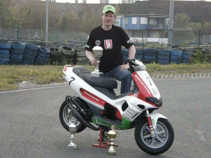 Thomas Heck, ganador absoluto de la RH Scooter Cup 70cc con SCOOTER CENTER