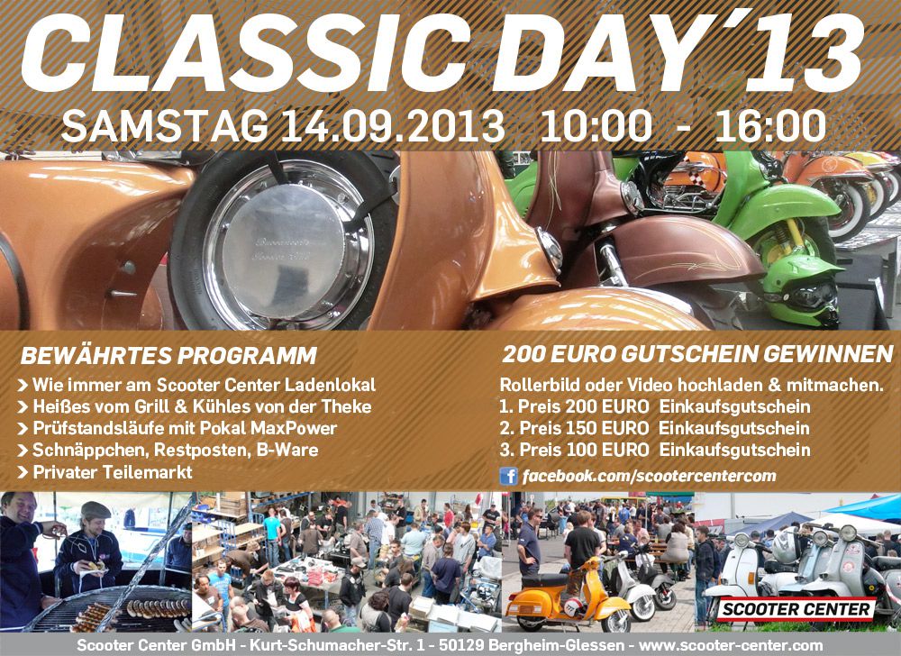 Klasický den 2013 Vespa Lambretta