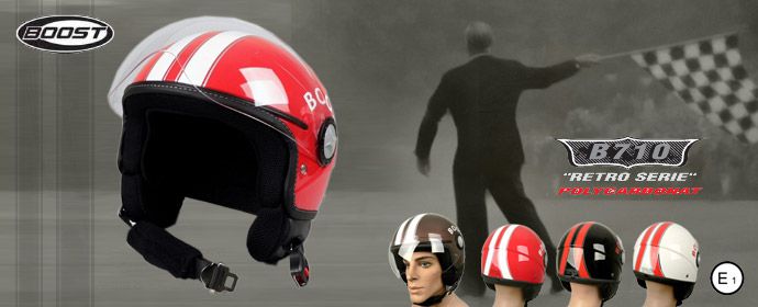 Casque scooter rétro