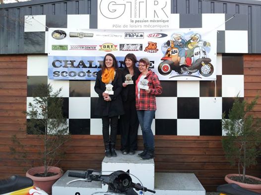 Podium C7 (meninas!): 1ª Florence Gillot, 2ª Laure Martin, 3ª Evelyne Pannetier